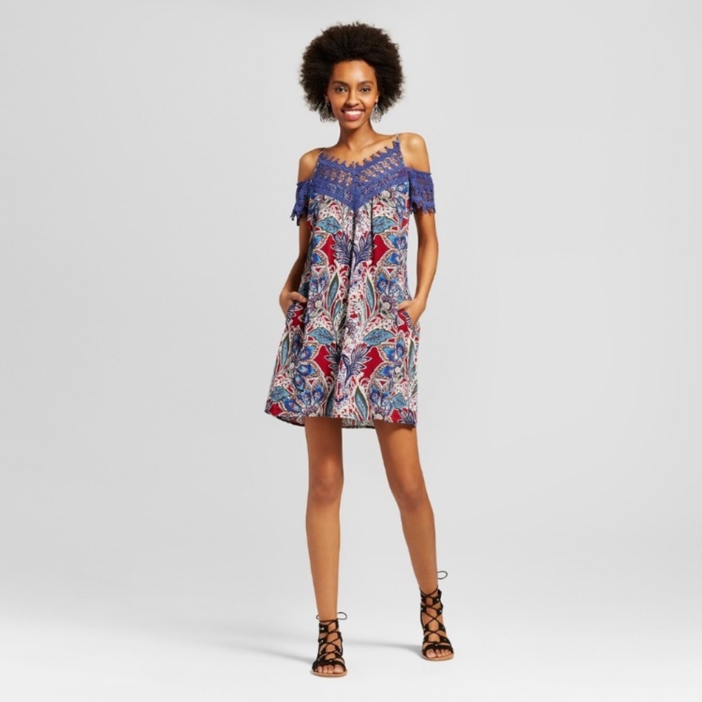 Off Shoulder Crochet Dress